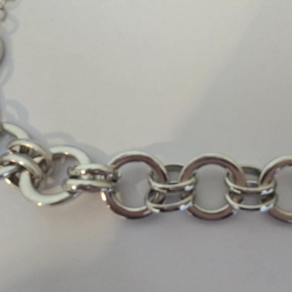 SILVER TONE NECKLACE MOBIUS, Gift Boxed #4 - Picture 4 of 12